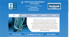 Desktop Screenshot of medinahchiropractor.com